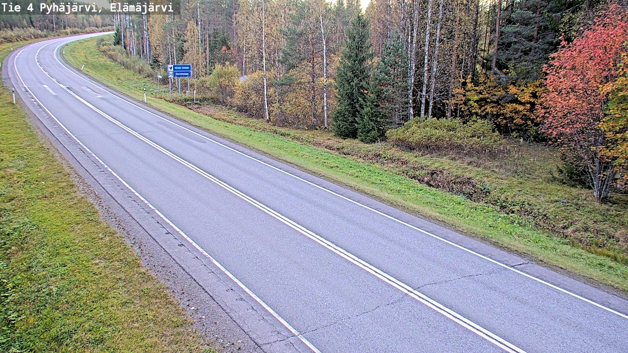 Kelikamerat Kuva Tie 4 Pyhäjärvi, Elämäjärvi, Pyhäjärvi, Pohjois-Pohjanmaa