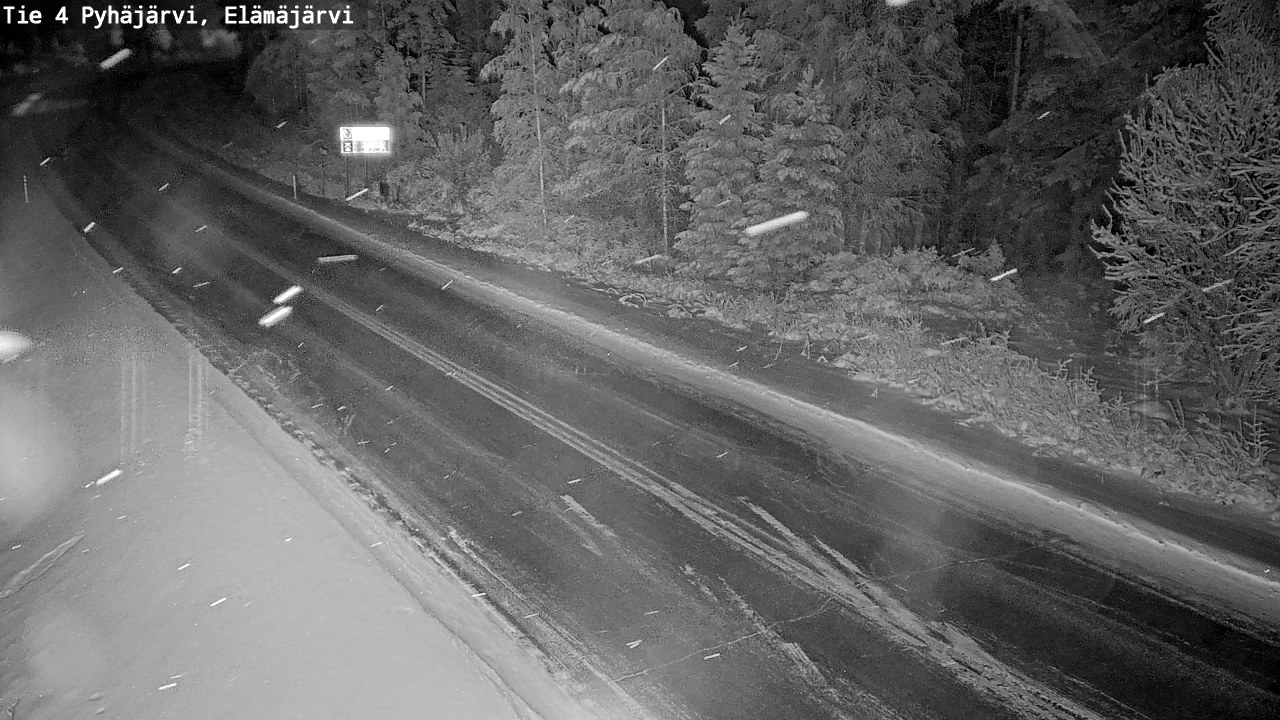 Kelikamerat Kuva Tie 4 Pyhäjärvi, Elämäjärvi, Pyhäjärvi, Pohjois-Pohjanmaa