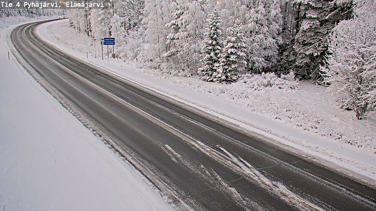 Kelikamerat Kuva Tie 4 Pyhäjärvi, Elämäjärvi, Pyhäjärvi, Pohjois-Pohjanmaa