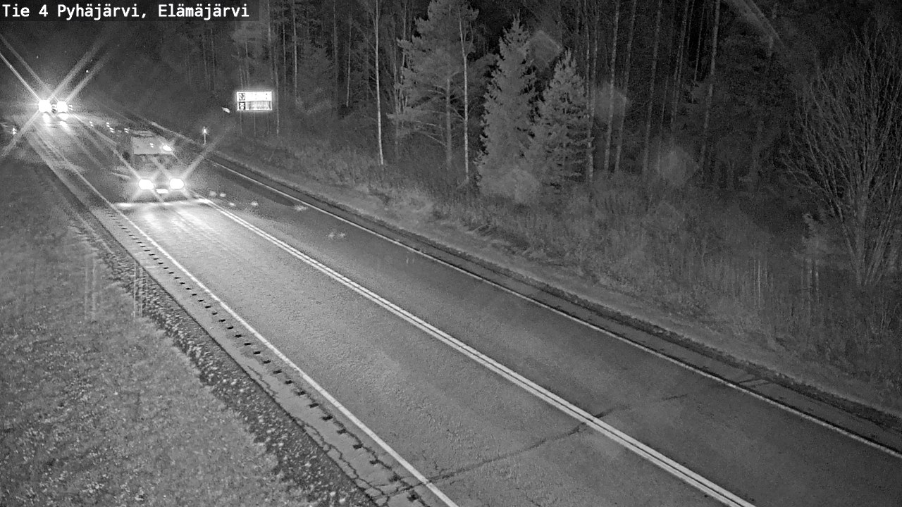 Kelikamerat Kuva Tie 4 Pyhäjärvi, Elämäjärvi, Pyhäjärvi, Pohjois-Pohjanmaa