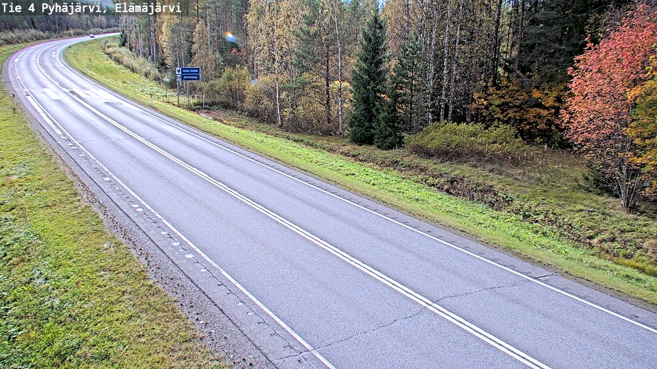 Kelikamerat Kuva Tie 4 Pyhäjärvi, Elämäjärvi, Pyhäjärvi, Pohjois-Pohjanmaa