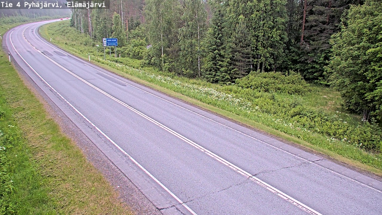 Kelikamerat Kuva Tie 4 Pyhäjärvi, Elämäjärvi, Pyhäjärvi, Pohjois-Pohjanmaa