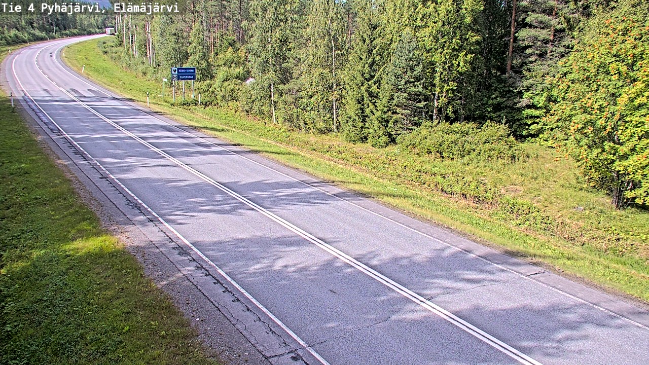 Kelikamerat Kuva Tie 4 Pyhäjärvi, Elämäjärvi, Pyhäjärvi, Pohjois-Pohjanmaa