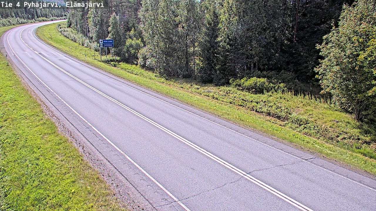 Kelikamerat Kuva Tie 4 Pyhäjärvi, Elämäjärvi, Pyhäjärvi, Pohjois-Pohjanmaa