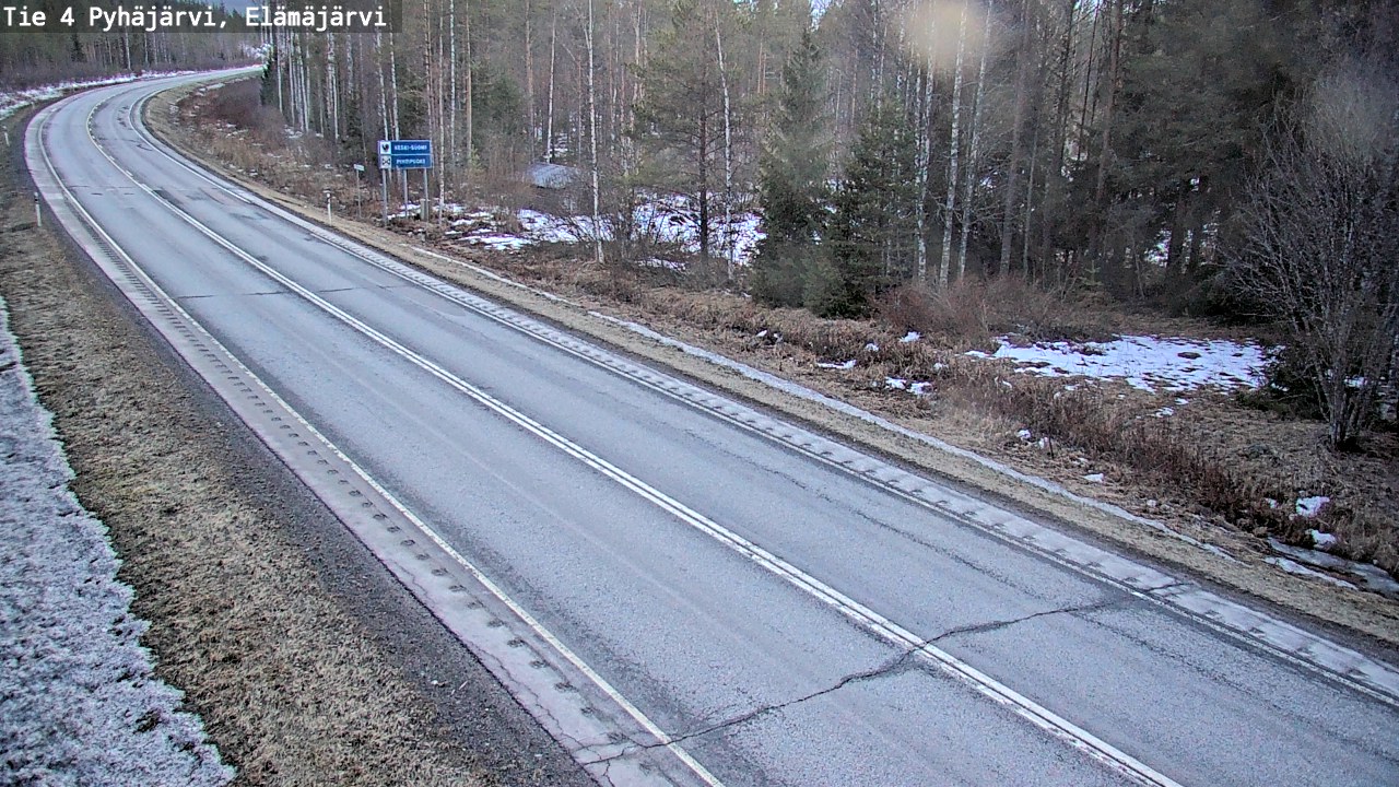 Kelikamerat Kuva Tie 4 Pyhäjärvi, Elämäjärvi, Pyhäjärvi, Pohjois-Pohjanmaa