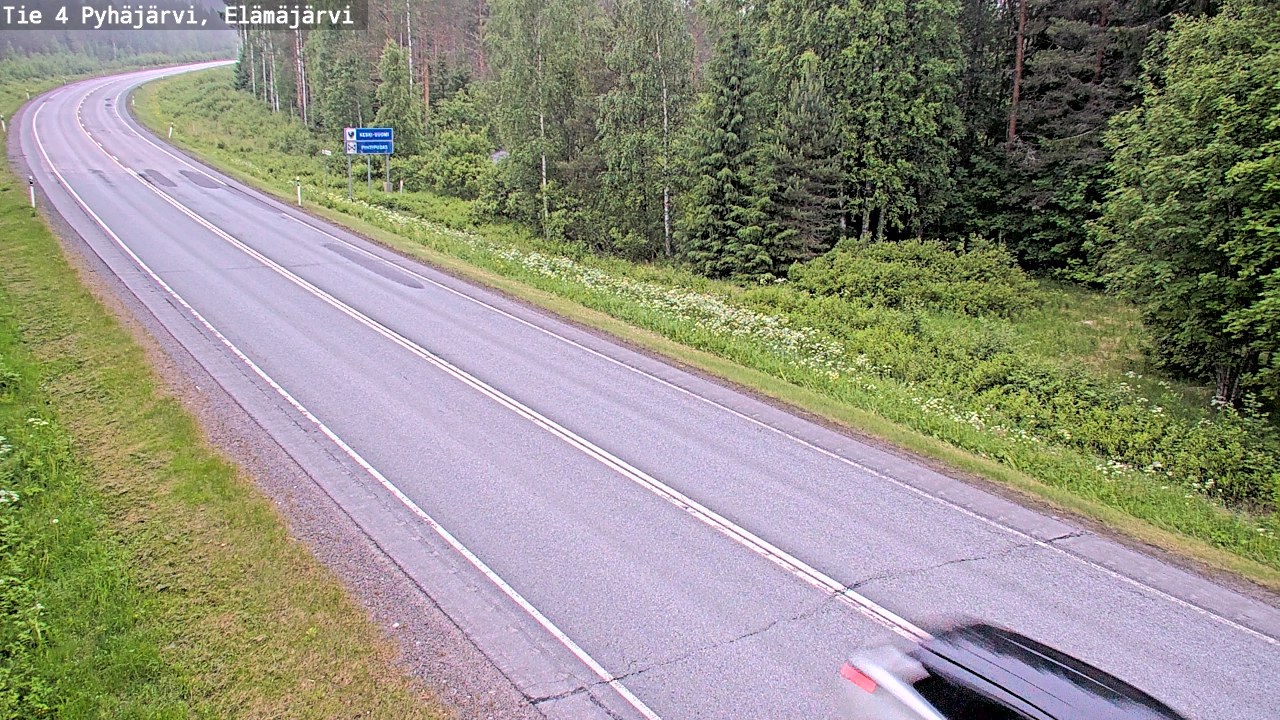 Kelikamerat Kuva Tie 4 Pyhäjärvi, Elämäjärvi, Pyhäjärvi, Pohjois-Pohjanmaa