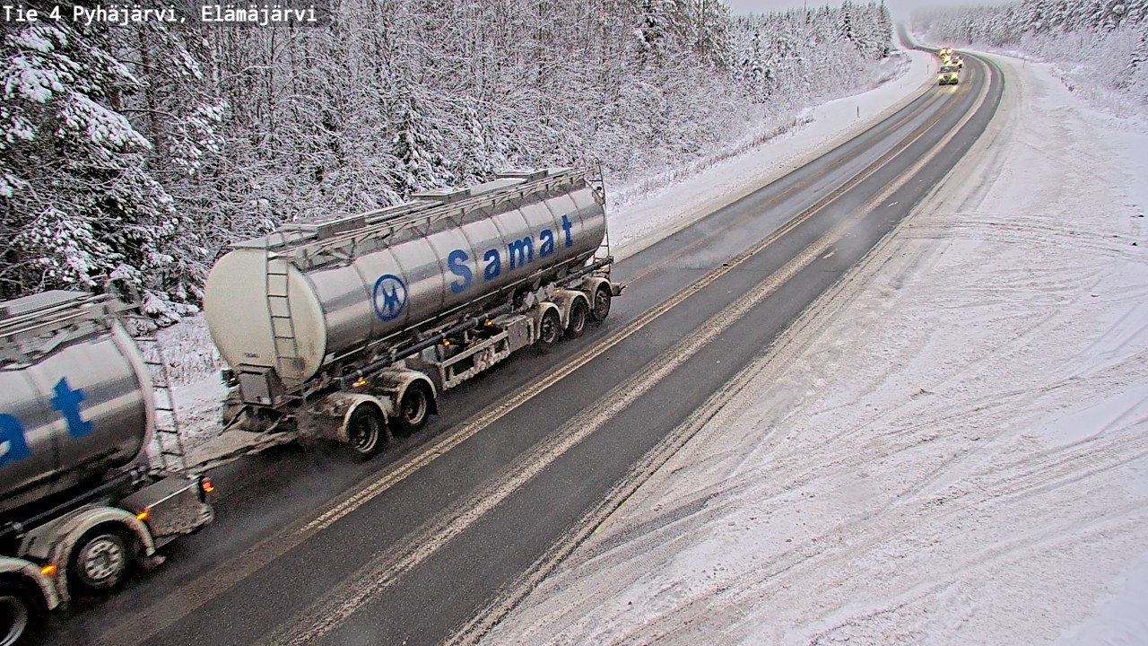 Kelikamerat Kuva Tie 4 Pyhäjärvi, Elämäjärvi, Pyhäjärvi, Pohjois-Pohjanmaa