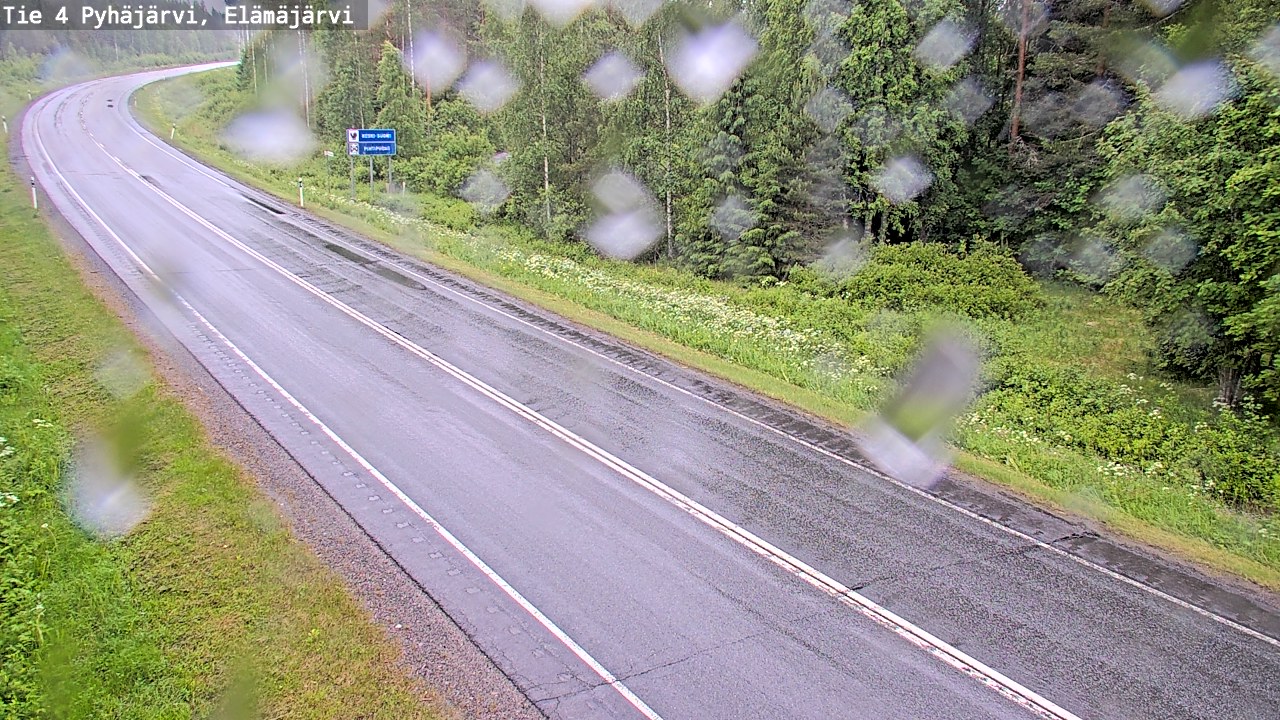 Kelikamerat Kuva Tie 4 Pyhäjärvi, Elämäjärvi, Pyhäjärvi, Pohjois-Pohjanmaa