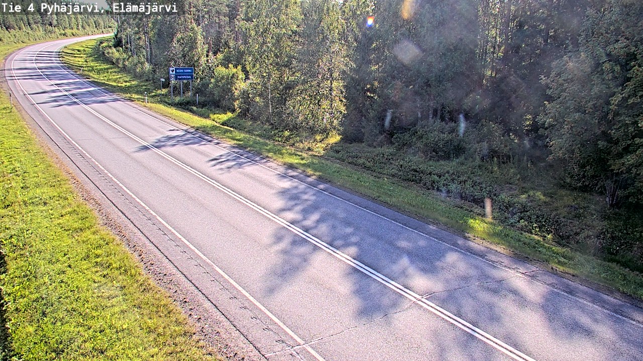 Kelikamerat Kuva Tie 4 Pyhäjärvi, Elämäjärvi, Pyhäjärvi, Pohjois-Pohjanmaa