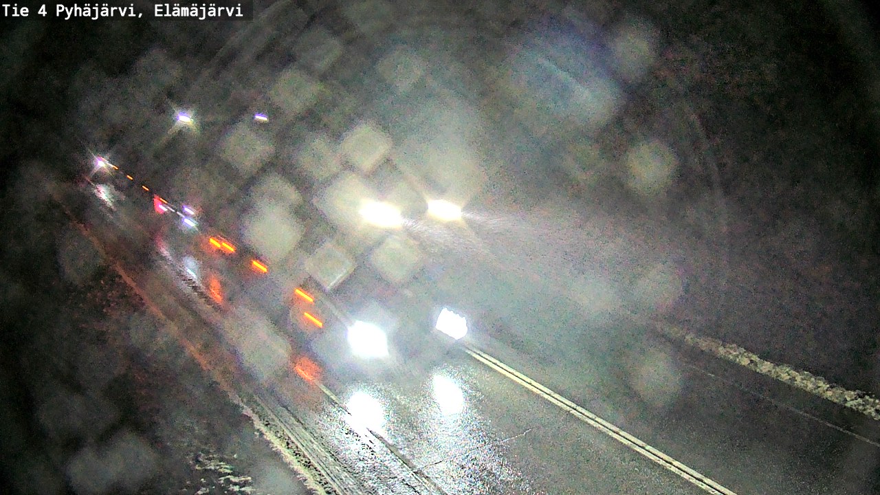 Weather Camera Image Väg 4 Pyhäjärvi, Elämäjärvi, Pyhäjärvi, Pohjois-Pohjanmaa
