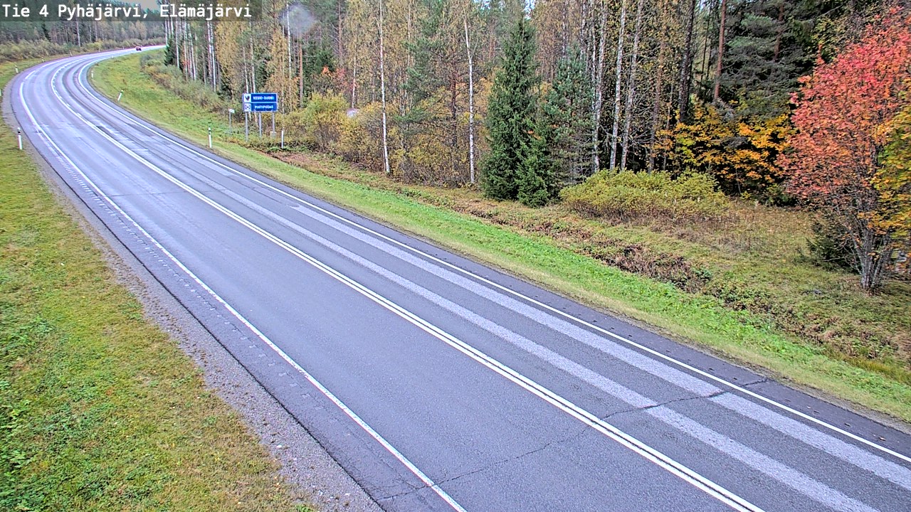 Kelikamerat Kuva Tie 4 Pyhäjärvi, Elämäjärvi, Pyhäjärvi, Pohjois-Pohjanmaa