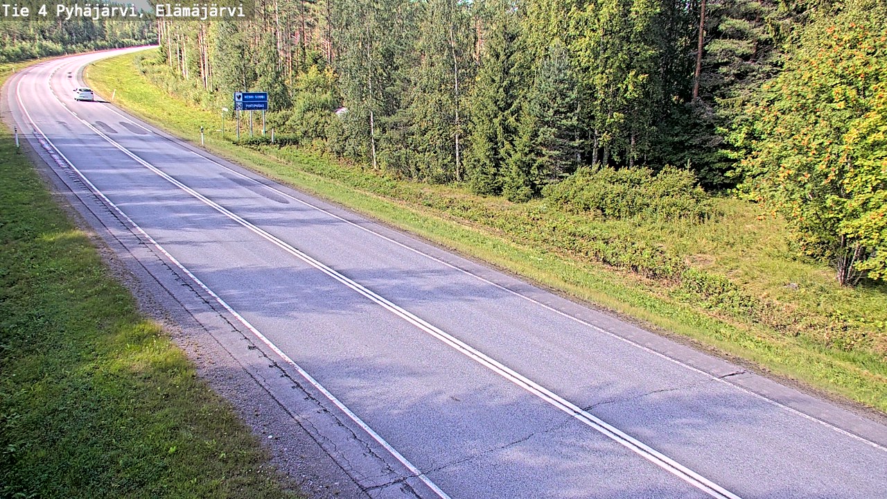 Kelikamerat Kuva Tie 4 Pyhäjärvi, Elämäjärvi, Pyhäjärvi, Pohjois-Pohjanmaa