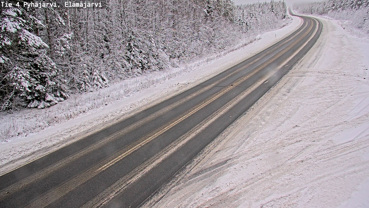 Kelikamerat Kuva Tie 4 Pyhäjärvi, Elämäjärvi, Pyhäjärvi, Pohjois-Pohjanmaa