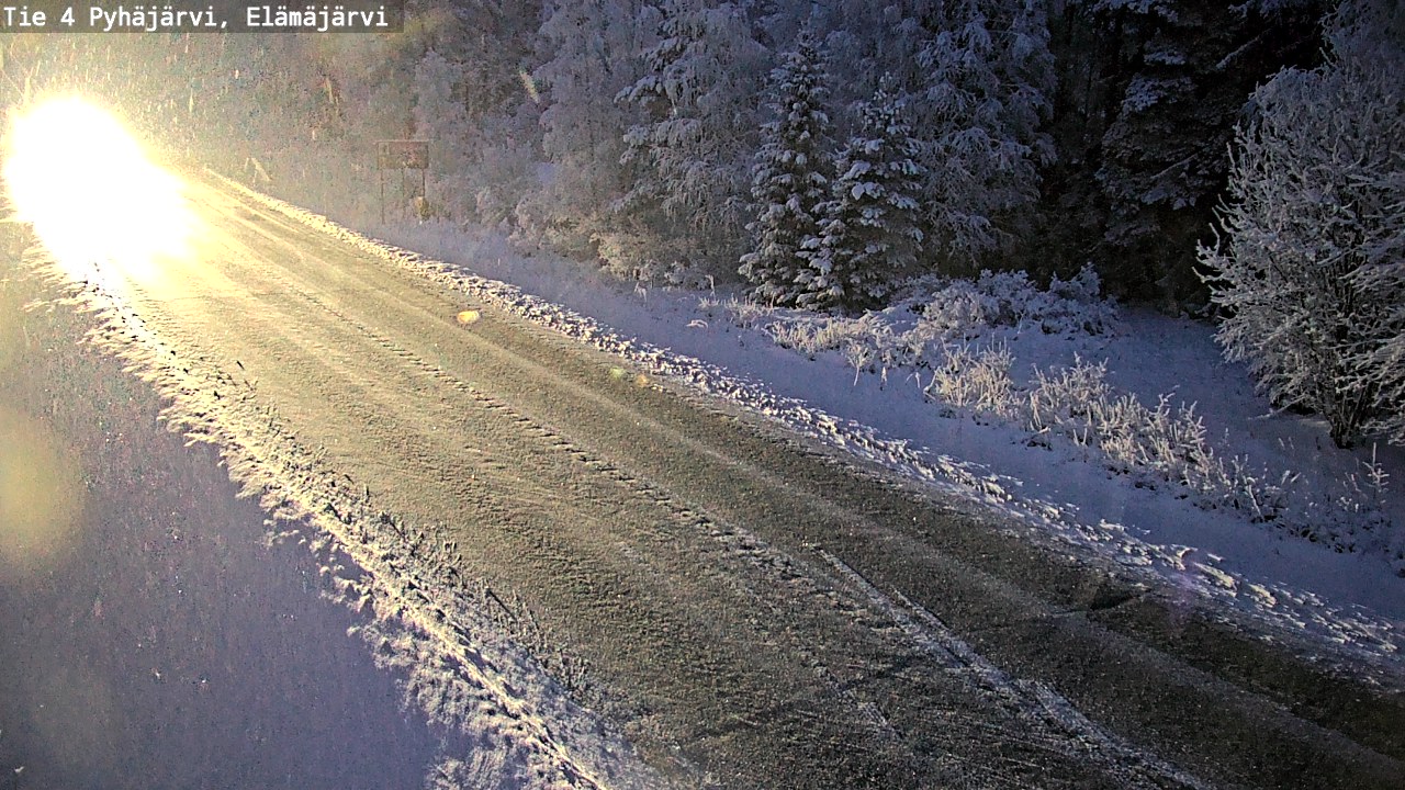 Kelikamerat Kuva Tie 4 Pyhäjärvi, Elämäjärvi, Pyhäjärvi, Pohjois-Pohjanmaa