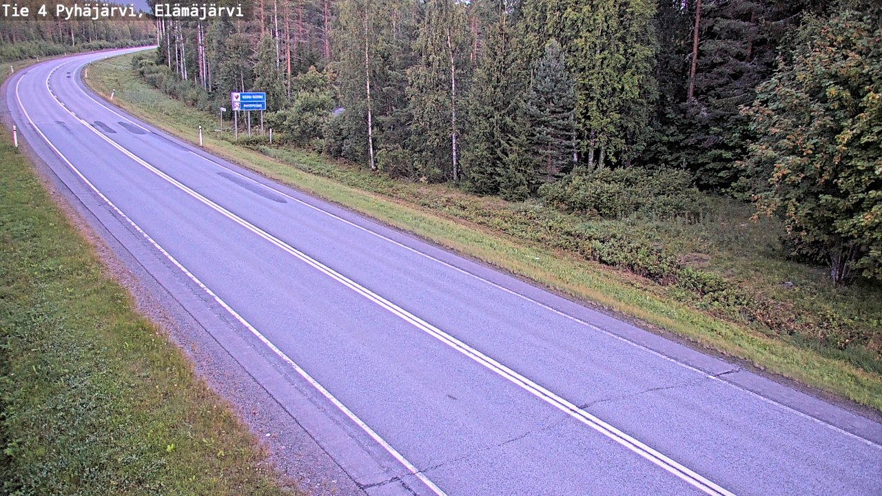 Kelikamerat Kuva Tie 4 Pyhäjärvi, Elämäjärvi, Pyhäjärvi, Pohjois-Pohjanmaa