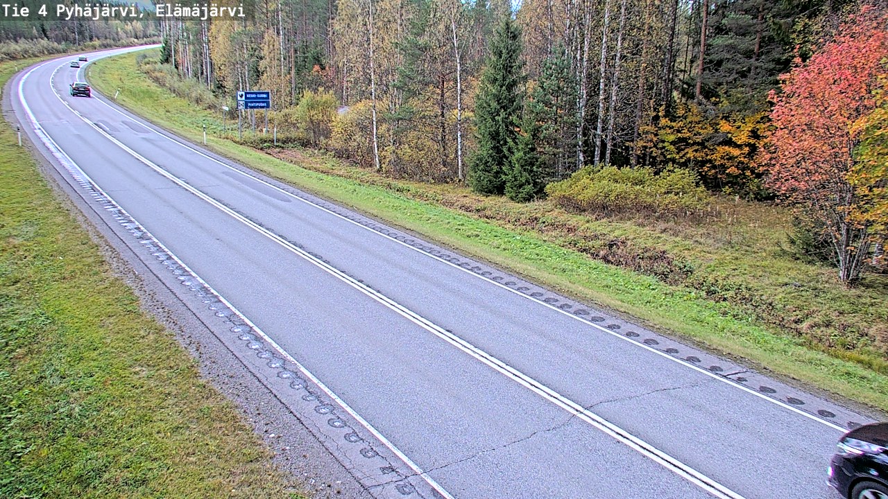 Kelikamerat Kuva Tie 4 Pyhäjärvi, Elämäjärvi, Pyhäjärvi, Pohjois-Pohjanmaa