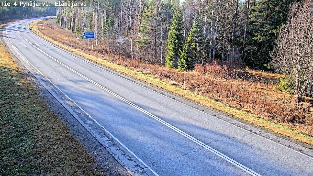 Kelikamerat Kuva Tie 4 Pyhäjärvi, Elämäjärvi, Pyhäjärvi, Pohjois-Pohjanmaa