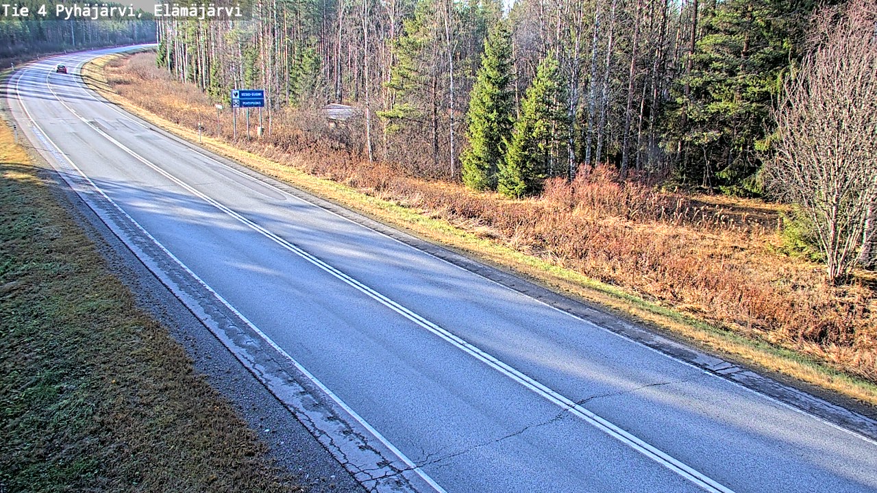 Kelikamerat Kuva Tie 4 Pyhäjärvi, Elämäjärvi, Pyhäjärvi, Pohjois-Pohjanmaa