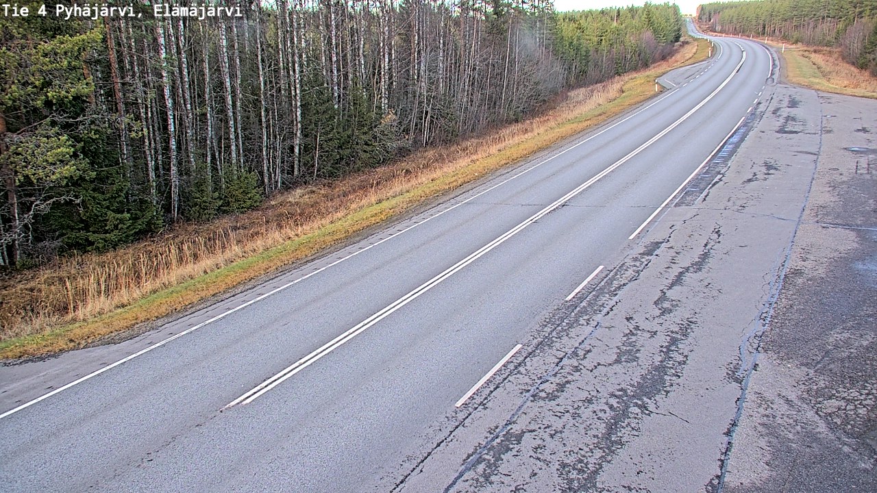 Kelikamerat Kuva Tie 4 Pyhäjärvi, Elämäjärvi, Pyhäjärvi, Pohjois-Pohjanmaa