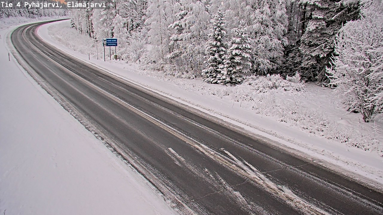 Kelikamerat Kuva Tie 4 Pyhäjärvi, Elämäjärvi, Pyhäjärvi, Pohjois-Pohjanmaa