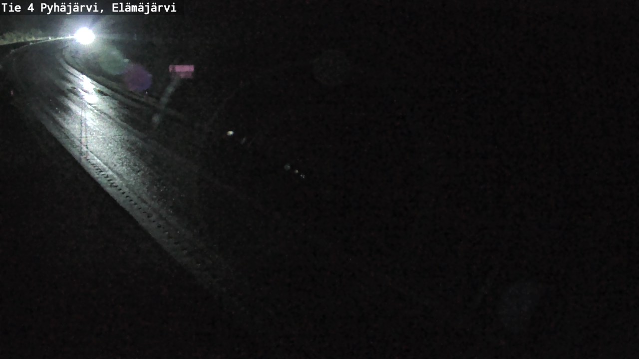 Weather Camera Image Road 4 Pyhäjärvi, Elämäjärvi, Pyhäjärvi, Pohjois-Pohjanmaa