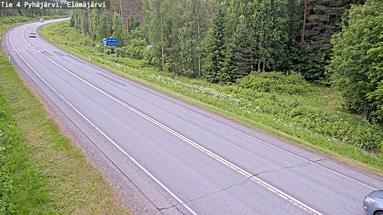 Kelikamerat Kuva Tie 4 Pyhäjärvi, Elämäjärvi, Pyhäjärvi, Pohjois-Pohjanmaa