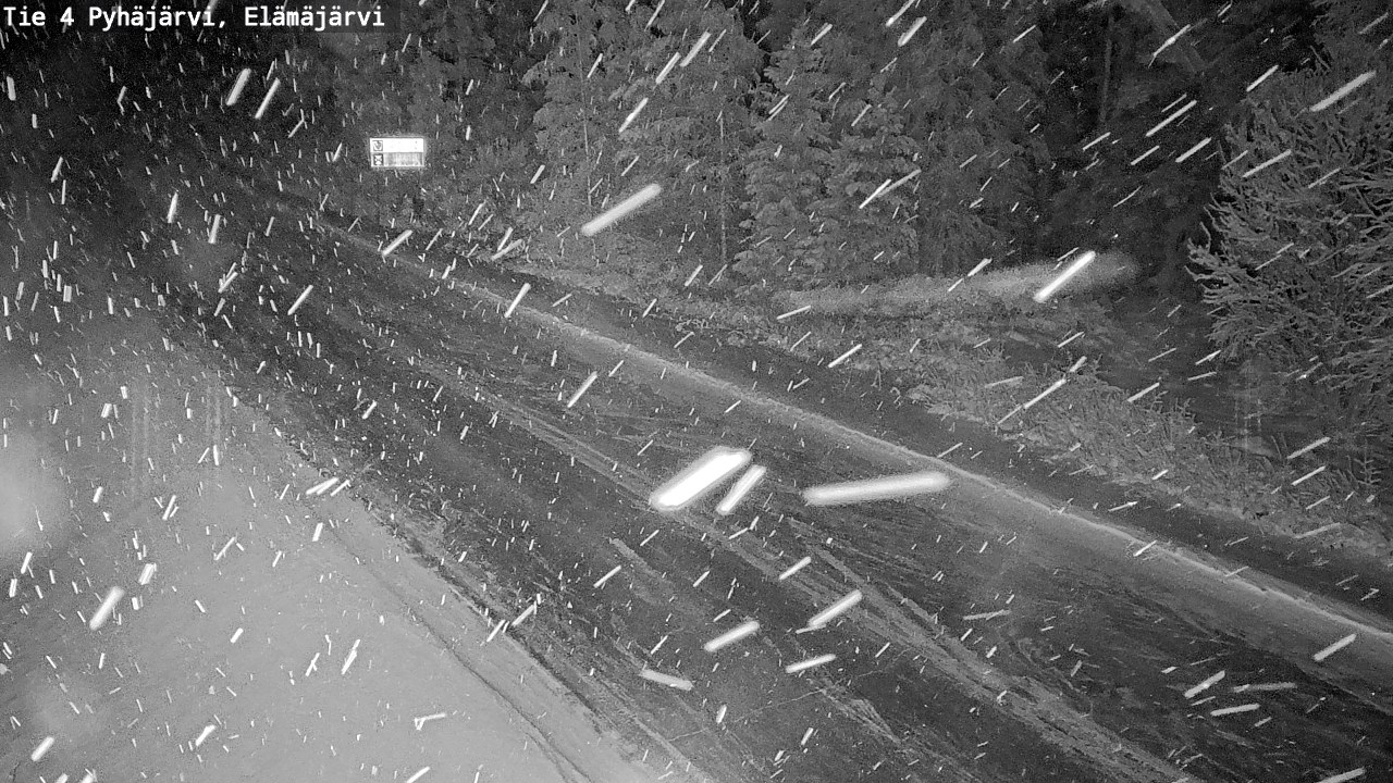 Kelikamerat Kuva Tie 4 Pyhäjärvi, Elämäjärvi, Pyhäjärvi, Pohjois-Pohjanmaa