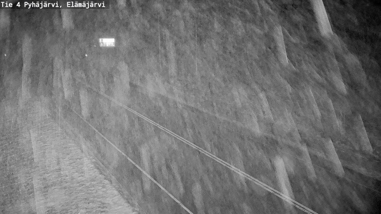 Weather Camera Image Väg 4 Pyhäjärvi, Elämäjärvi, Pyhäjärvi, Pohjois-Pohjanmaa