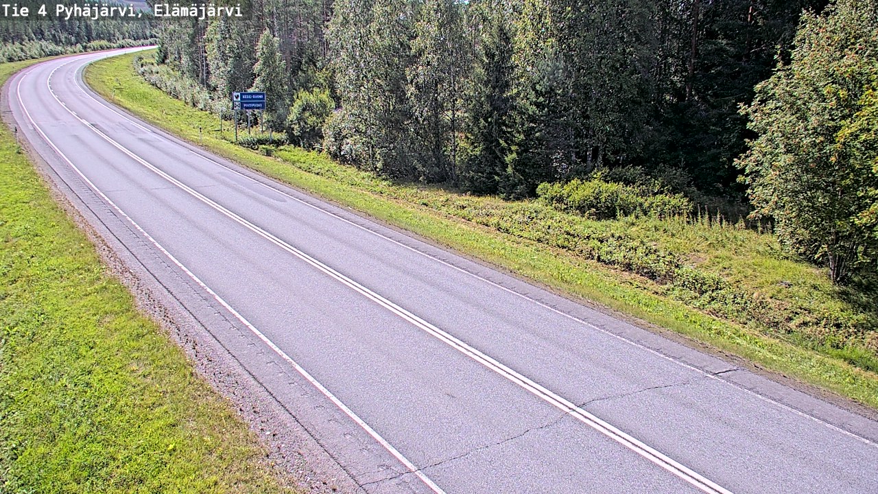 Kelikamerat Kuva Tie 4 Pyhäjärvi, Elämäjärvi, Pyhäjärvi, Pohjois-Pohjanmaa