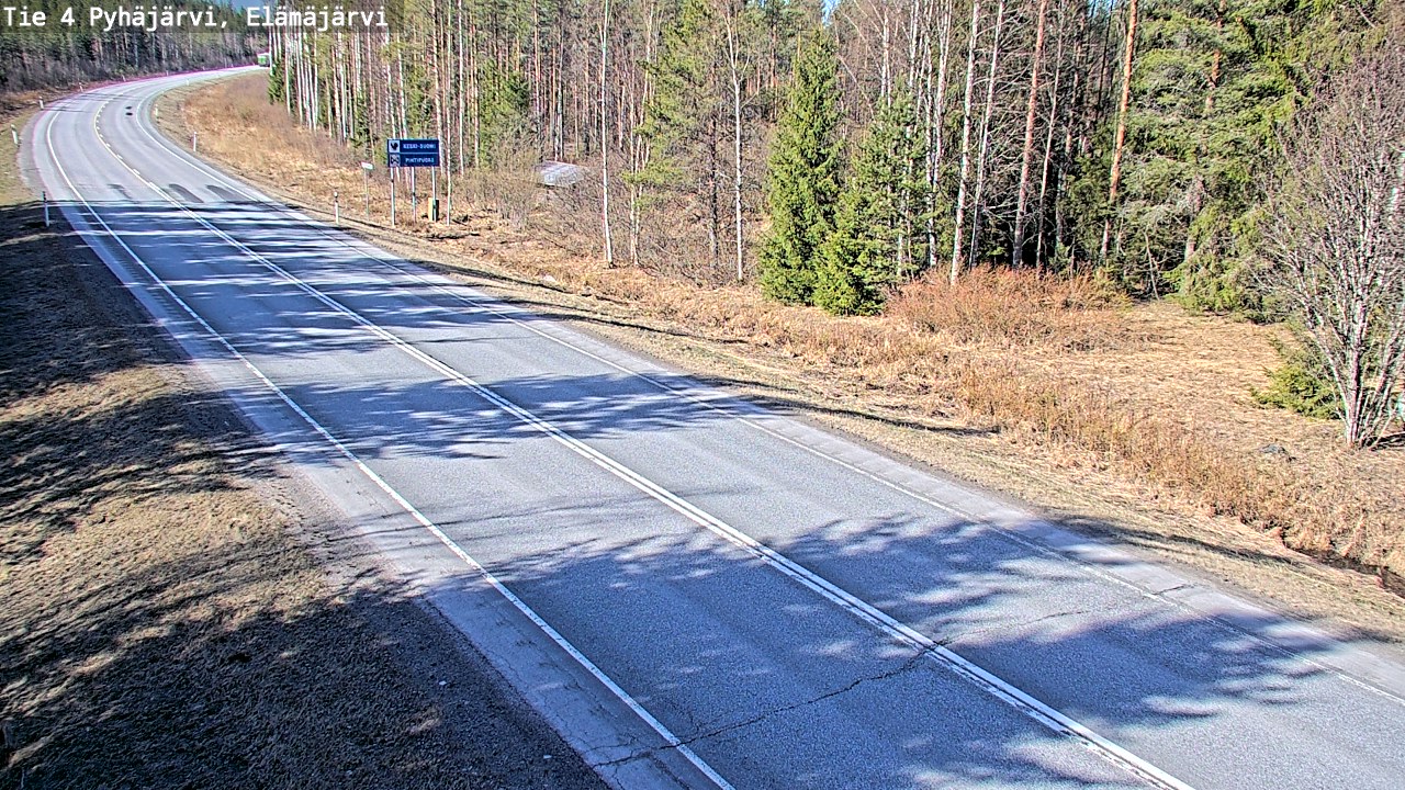 Kelikamerat Kuva Tie 4 Pyhäjärvi, Elämäjärvi, Pyhäjärvi, Pohjois-Pohjanmaa