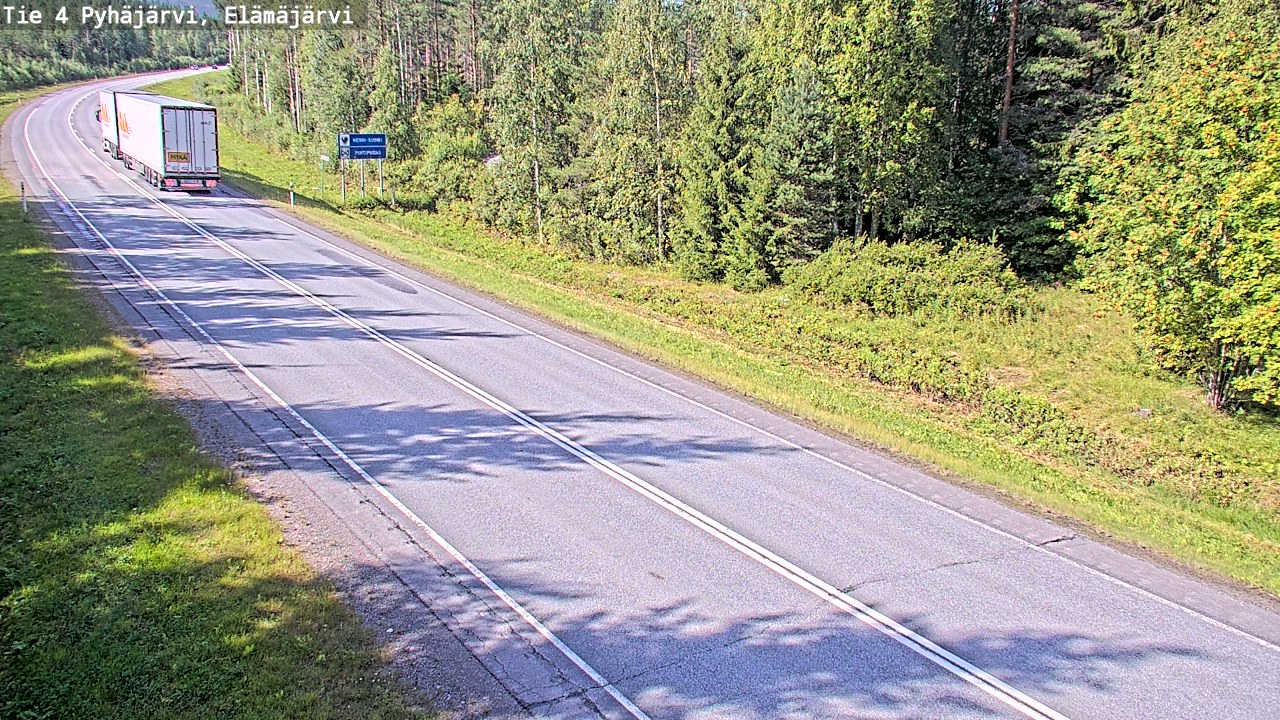 Kelikamerat Kuva Tie 4 Pyhäjärvi, Elämäjärvi, Pyhäjärvi, Pohjois-Pohjanmaa