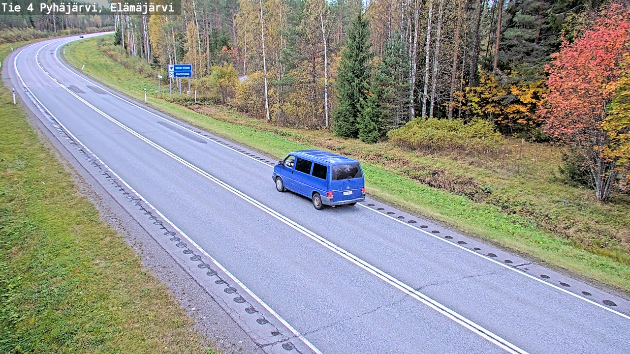Kelikamerat Kuva Tie 4 Pyhäjärvi, Elämäjärvi, Pyhäjärvi, Pohjois-Pohjanmaa