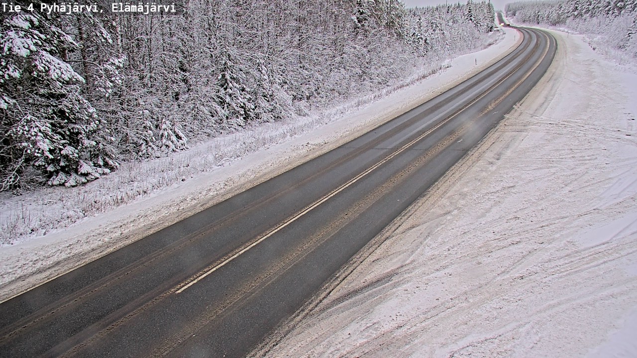 Kelikamerat Kuva Tie 4 Pyhäjärvi, Elämäjärvi, Pyhäjärvi, Pohjois-Pohjanmaa