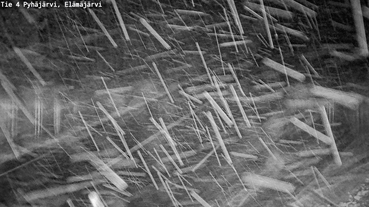 Weather Camera Image Väg 4 Pyhäjärvi, Elämäjärvi, Pyhäjärvi, Pohjois-Pohjanmaa