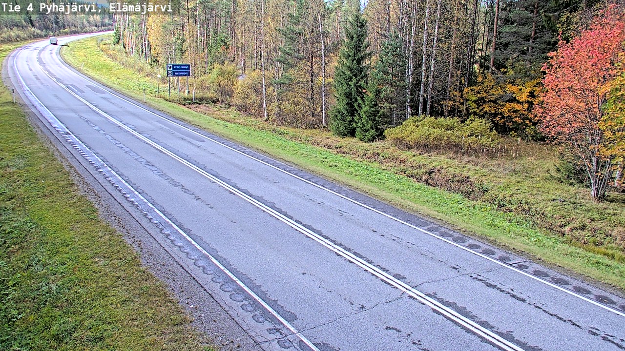 Kelikamerat Kuva Tie 4 Pyhäjärvi, Elämäjärvi, Pyhäjärvi, Pohjois-Pohjanmaa