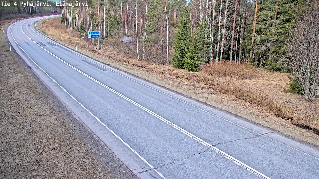 Kelikamerat Kuva Tie 4 Pyhäjärvi, Elämäjärvi, Pyhäjärvi, Pohjois-Pohjanmaa