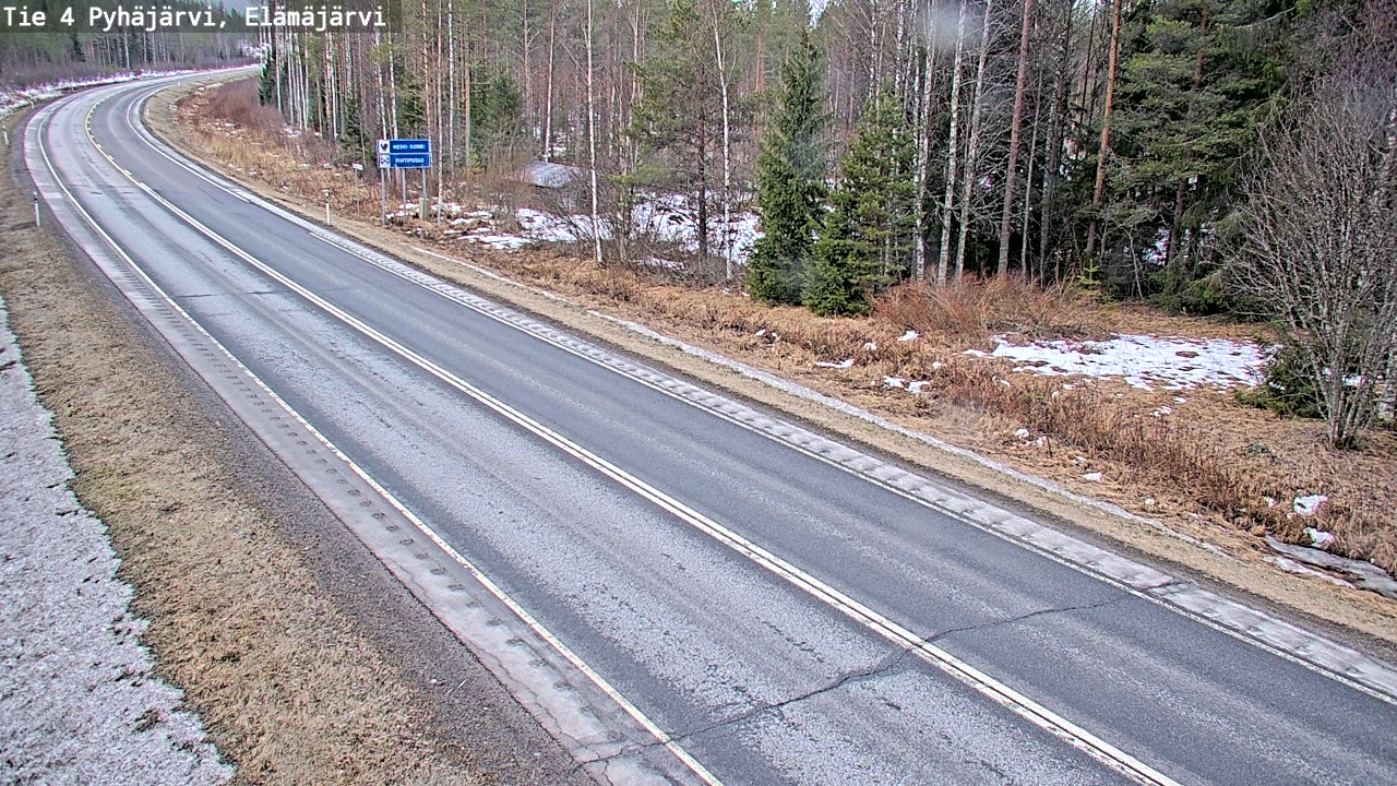 Kelikamerat Kuva Tie 4 Pyhäjärvi, Elämäjärvi, Pyhäjärvi, Pohjois-Pohjanmaa