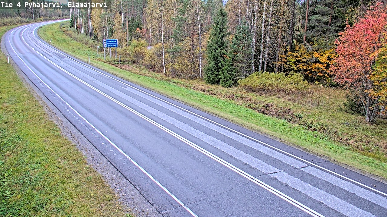 Kelikamerat Kuva Tie 4 Pyhäjärvi, Elämäjärvi, Pyhäjärvi, Pohjois-Pohjanmaa