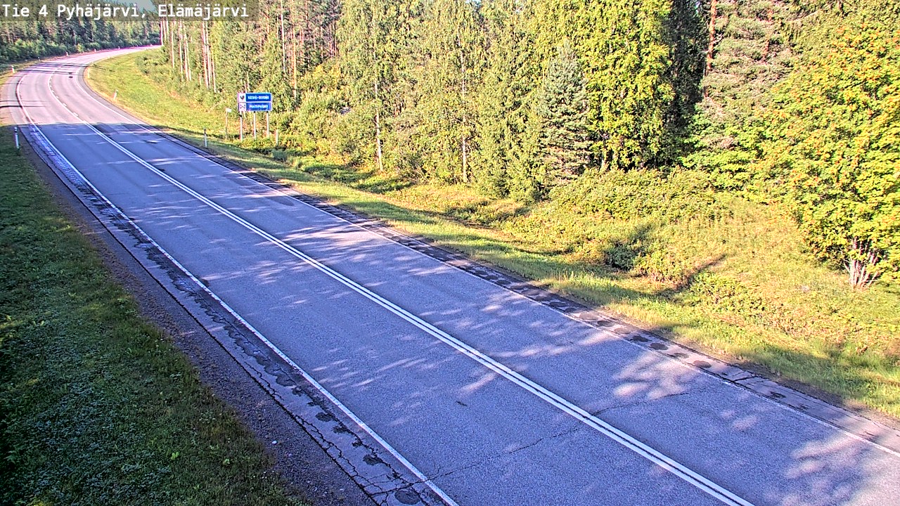 Kelikamerat Kuva Tie 4 Pyhäjärvi, Elämäjärvi, Pyhäjärvi, Pohjois-Pohjanmaa