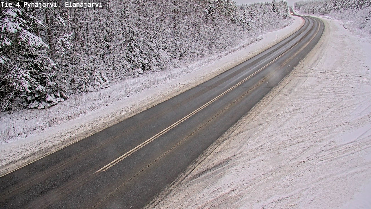 Kelikamerat Kuva Tie 4 Pyhäjärvi, Elämäjärvi, Pyhäjärvi, Pohjois-Pohjanmaa
