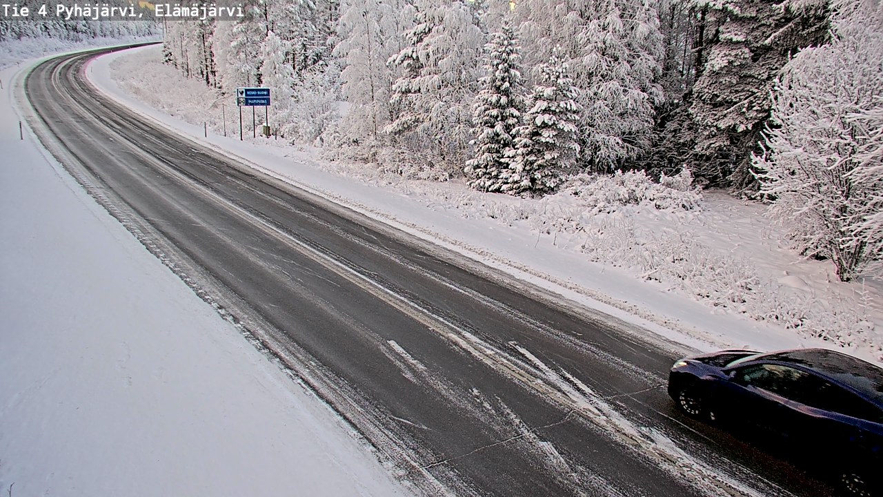 Kelikamerat Kuva Tie 4 Pyhäjärvi, Elämäjärvi, Pyhäjärvi, Pohjois-Pohjanmaa