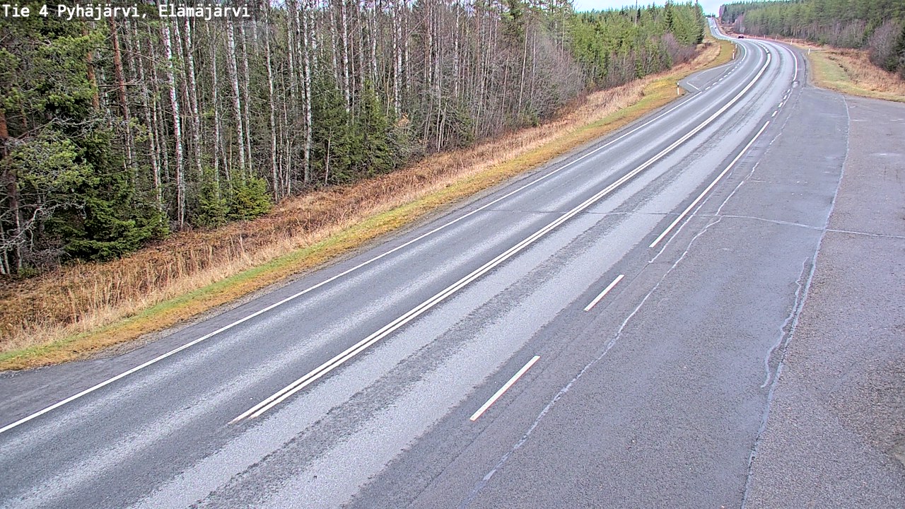 Kelikamerat Kuva Tie 4 Pyhäjärvi, Elämäjärvi, Pyhäjärvi, Pohjois-Pohjanmaa
