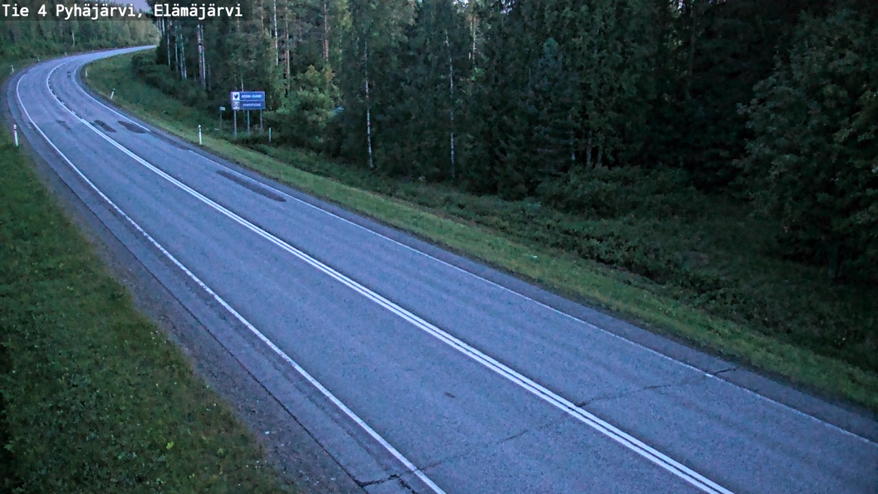 Kelikamerat Kuva Tie 4 Pyhäjärvi, Elämäjärvi, Pyhäjärvi, Pohjois-Pohjanmaa