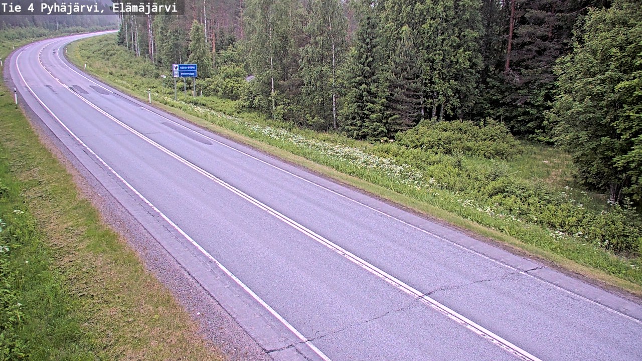 Kelikamerat Kuva Tie 4 Pyhäjärvi, Elämäjärvi, Pyhäjärvi, Pohjois-Pohjanmaa