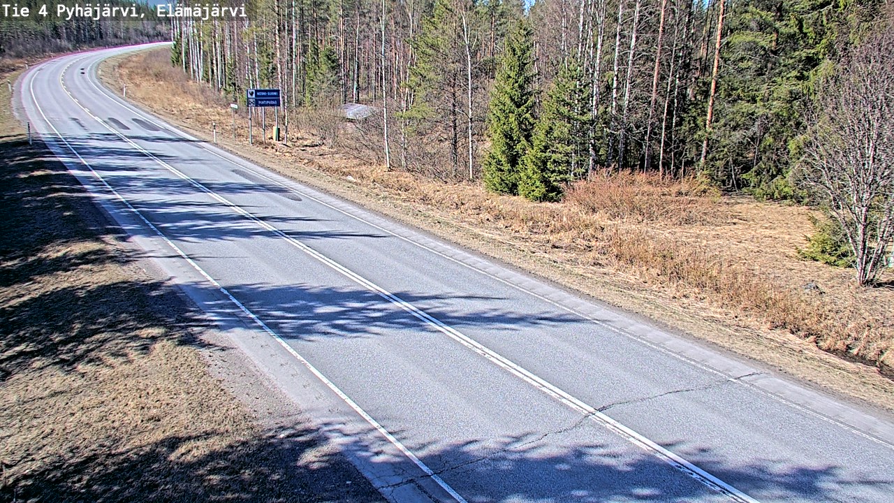 Kelikamerat Kuva Tie 4 Pyhäjärvi, Elämäjärvi, Pyhäjärvi, Pohjois-Pohjanmaa