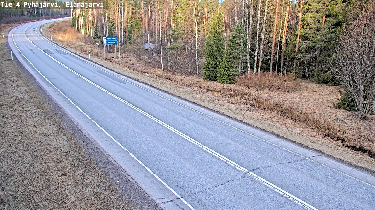Kelikamerat Kuva Tie 4 Pyhäjärvi, Elämäjärvi, Pyhäjärvi, Pohjois-Pohjanmaa