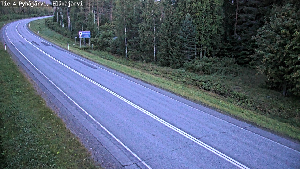 Kelikamerat Kuva Tie 4 Pyhäjärvi, Elämäjärvi, Pyhäjärvi, Pohjois-Pohjanmaa