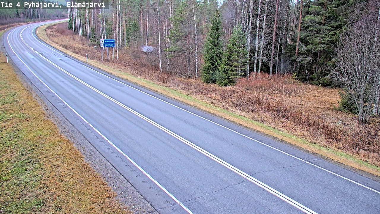 Kelikamerat Kuva Tie 4 Pyhäjärvi, Elämäjärvi, Pyhäjärvi, Pohjois-Pohjanmaa