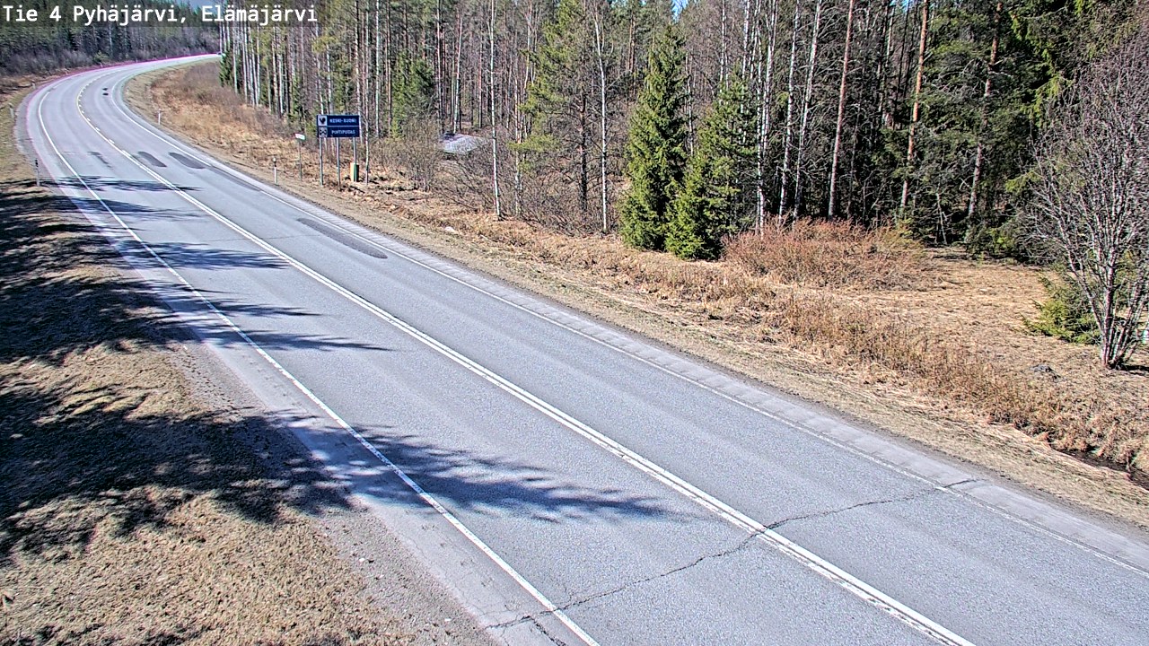 Kelikamerat Kuva Tie 4 Pyhäjärvi, Elämäjärvi, Pyhäjärvi, Pohjois-Pohjanmaa