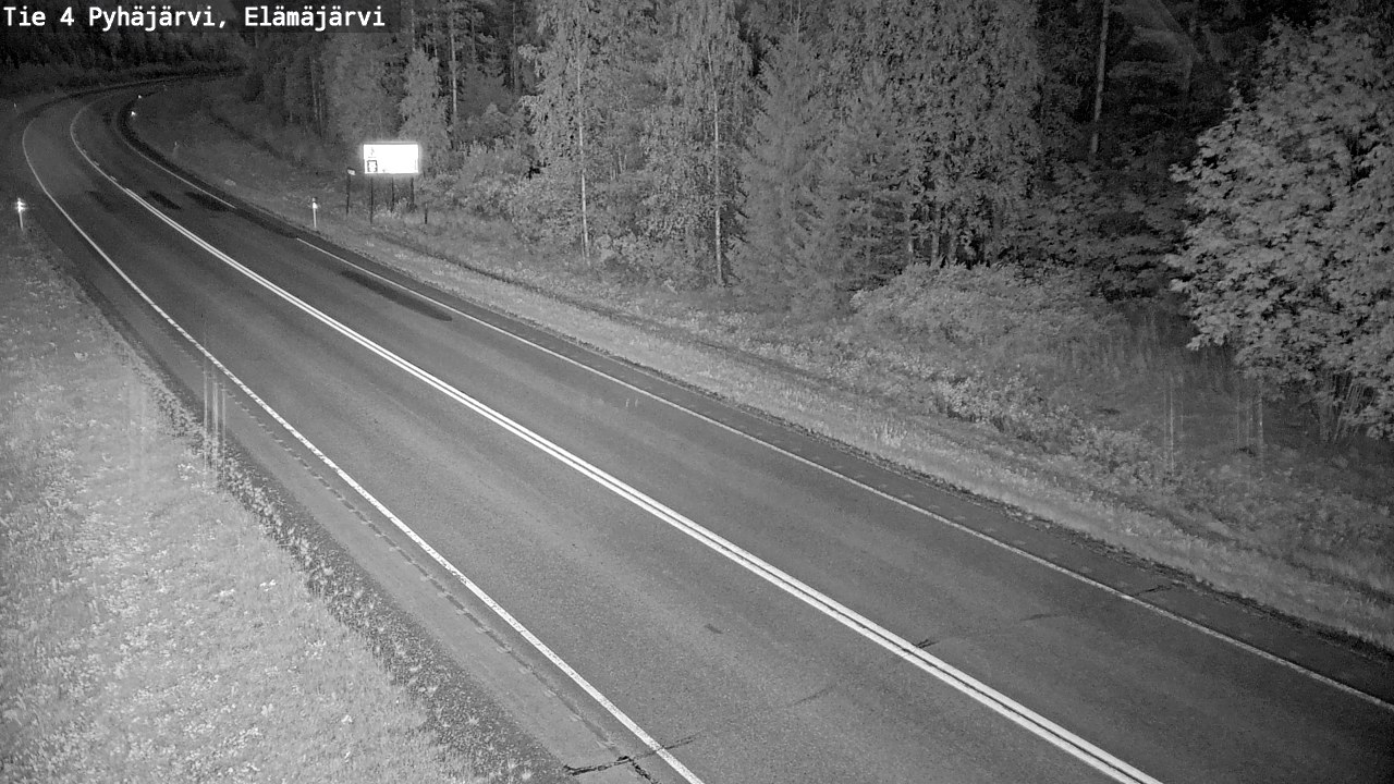 Kelikamerat Kuva Tie 4 Pyhäjärvi, Elämäjärvi, Pyhäjärvi, Pohjois-Pohjanmaa